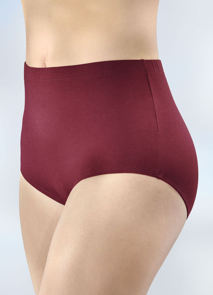 Set van vijf slips met elastische band BORDEAUX