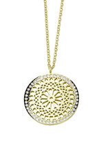 Prachtige ketting met kristallen 