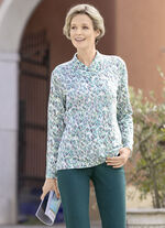 Pullover met decoratieve V-kraag 