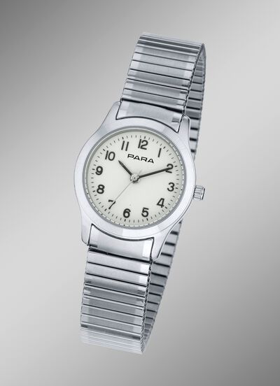 Parakwarts dameshorloge dat 's nachts oplicht 