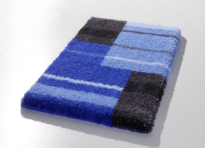 Badmat met antisliprug van Grund BLAU