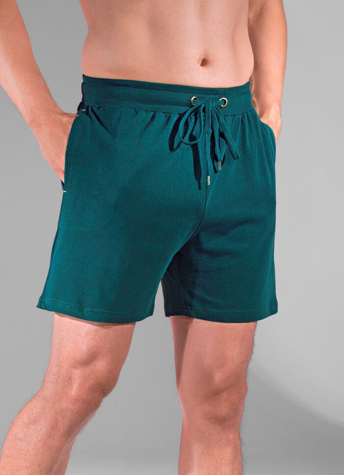 Set van twee korte slaap- en vrijetijdsbroeken met trekkoord 