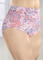 Verpakking van vijf slips met een harmonieus printdesign 