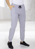 Casual broek in 4 kleuren LICHTE GRIJZE MELEERD