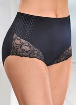 Set van drie slips met kanten inzetstukken 