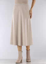 Rok in een comfortabele pull-on stijl GESMOLTEN BEIGE