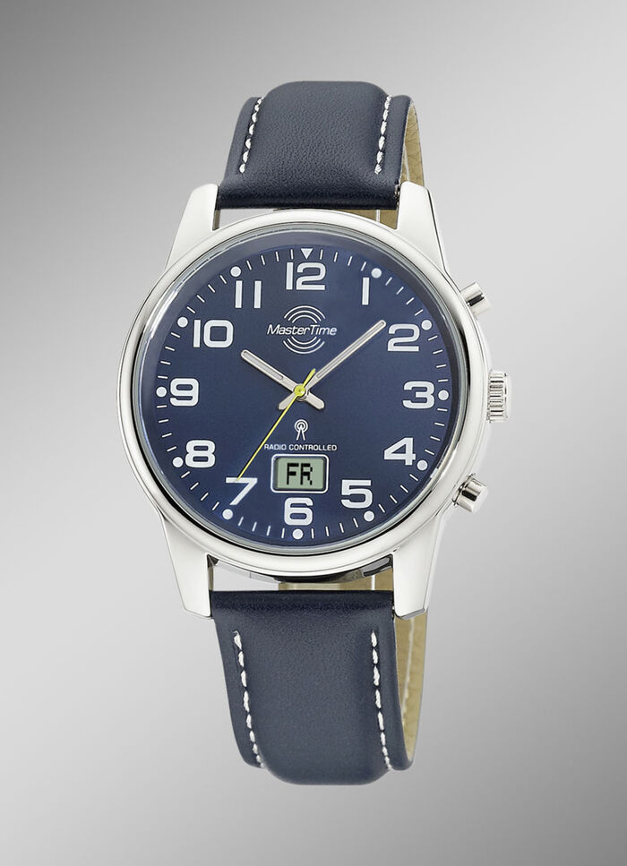 Master Time radiografisch herenhorloge met leren band 