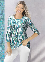 Shirt met 3/4-mouwen 