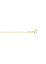 Vergulde zilveren slangenketting 