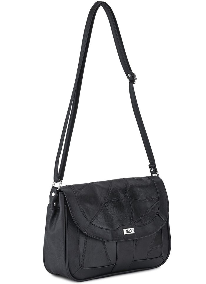 Patchwork tas van nappaleer 