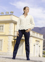 Jeans met elastische tailleband 