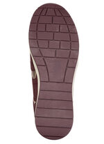 ELENA EDEN, stijlvolle damessneakers, breedte H, met uitneembaar voetbed BORDEAUX-BRONZE