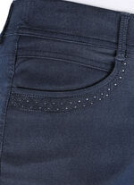 Broek in denimlook DUNKELBLAU