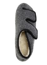 Enkellaarsjes van zacht vilt 