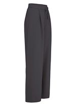 Broek met boxplooien ANTHRAZIT