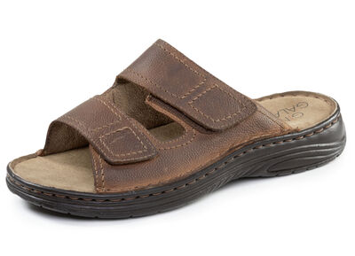 GINO GALANTE, klassieke herenmuiltjes, met klittenbandsluiting 