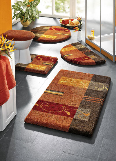 Superzachte badmattenset met antislip latex 