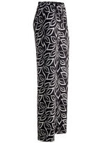 Broek met comfortabele breedte ZWART-WIT