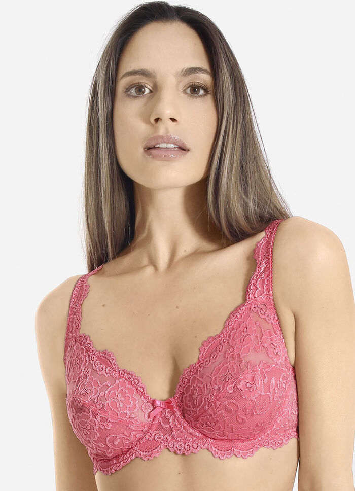 Sassa twee-pack elastische kanten beugelbeha 1X MELONE, 1X WEISS