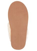 ELENA EDEN, warme damespantoffels, met lamsvacht 