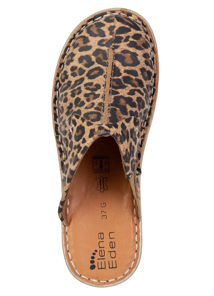 ELENA EDEN, klassieke damesklompen, breedte G, met elastische band 