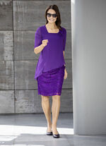 Jurk in 2-in-1-look 