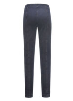 Jeans met trekkoord DUNKELBLAU