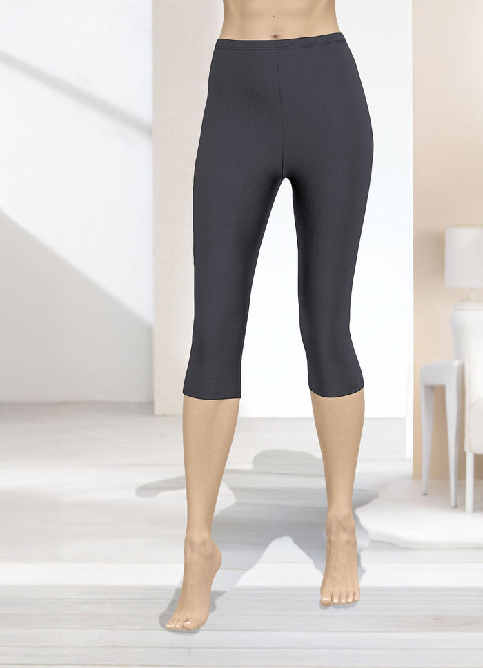 Capri-leggings in pull-on-stijl ANTHRAZIT
