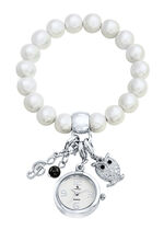 Edelstenen armband met bedels 