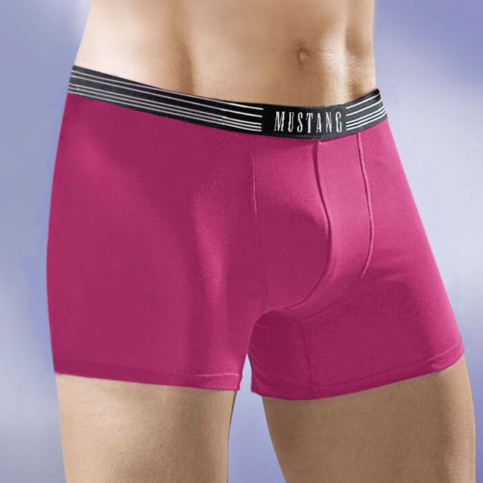 Mustang set van drie boxershorts, uni 1 X NAVY, 1 X WIT, 1 X Rood