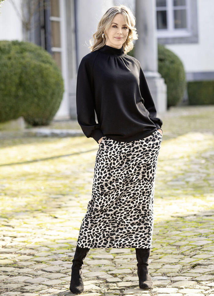 Rok in trendy luipaardprint 
