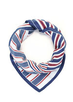 Halsdoek met strepenmotief 
