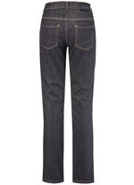 Magische jeans met figuurcorrigerend jeanszadel ZWART
