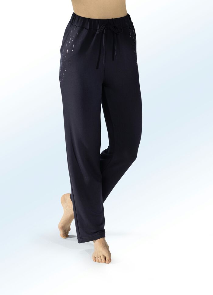 Broek met klinknagels MARINE