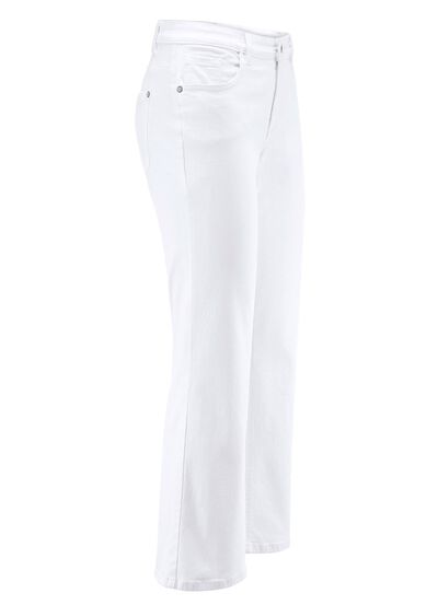 Magic-jeans met licht uitlopende pijpen  