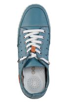 Gemini, zomerse dames veterschoen, breedte G, met uitneembaar voetbed JEANS