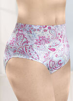 Verpakking van vijf slips met paisley-motief 
