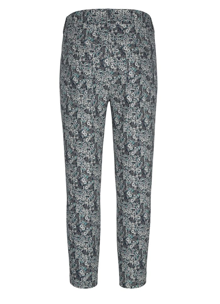 Broek met steekzakken en zijsplitten 