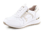 ELENA EDEN, stijlvolle damessneakers, breedte H, met uitneembaar voetbed WEISS-GOLD
