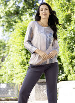 Shirt met grafische all-over print 