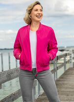 Functionele omkeerbare blouson met tweewegrits 