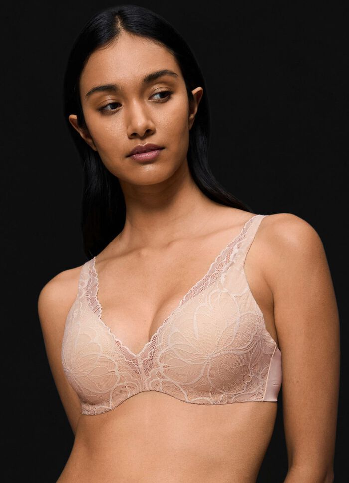 Triumph Body Make-Up Illusion kanten bh met flexibele, comfortabele beugels 