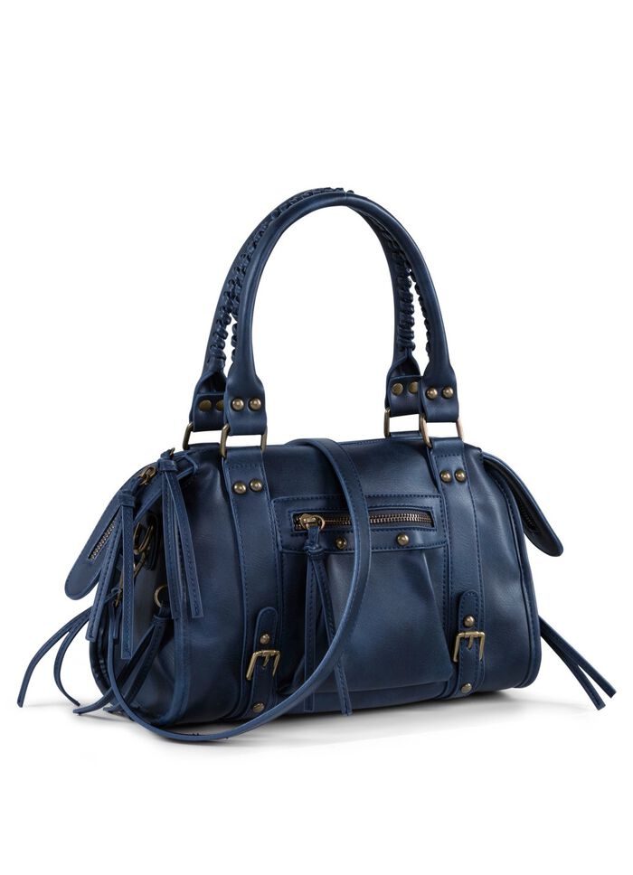 Collezione Alessandro tas met speelse versieringen DONKERBLAUW