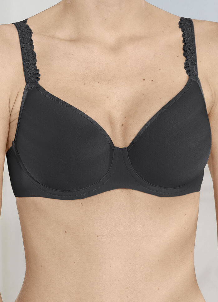 LingaDore beugelbeha met ademende spacercups SCHWARZ