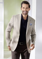 Jas met stretchfunctie BEIGE MELIERT