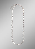 Titanium ketting met synthetische zirkonia 