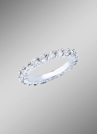Eeuwigheid diamanten ring met diamanten 