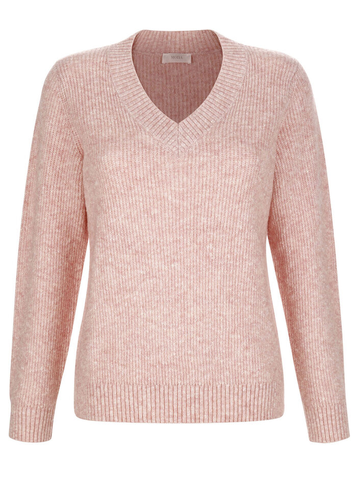 Pullover met effectgaren 