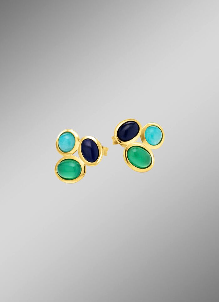 Elegante oorbellen met edelstenen 