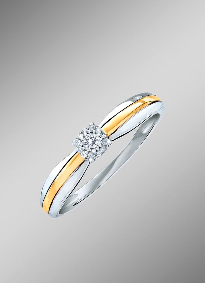 Damesring met briljanten 